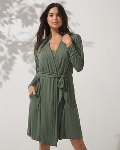 Cool Nights Short Robe - Soma Lounge Looks, Soma Intimates, Women's Sleepwear, The Vanishing, Womens Robes, Bra Shop, Sleepwear Pajamas, Sleepwear Women, Shapewear