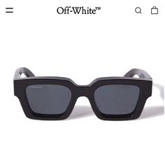 Off-White Virgil Sunglasses. In Excellent Condition. Comes With The Original Box And Pouch And Never-Opened Cleaning Cloth. Used Only Twice. The Off-White Virgil Sunglasses Return Season After Season. Named After Virgil Himself, The Virgil Is The Most Iconic Off-White Eyewear Style With Its Architectural Lines And Modern Feel. No Frame Better Embodies The Spirit Of The Brand. Black Virgil Square-Frame Sunglasses Featuring Signature Arrows Motif, Logo Plaque At The Arm, Square Frame And Tinted Lenses. Off White Virgil, White Accessories, Eyewear Fashion, Square Frame, Colored Sunglasses, Sunglass Frames, Square Frames, Cleaning Cloth, Sunglasses Accessories