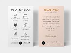 the thank card for sugar scrub is shown in black and white, with gold lettering