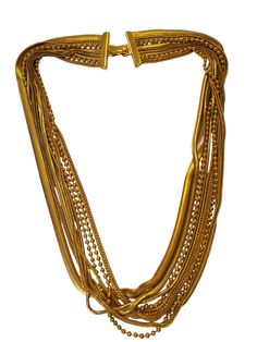 This stunning nine-strand gold chain necklace is a must-have for any jewelry collection. This necklace boasts a beautiful and timeless design that is perfect for any occasion. The necklace features a classic chain style that is both elegant and versatile, making it a great addition to any outfit. Measures 24"long Gold Chain Necklace, Multi Strand Necklace, Strand Necklace, Multi Strand, Chain Styles, Gold Chains, Timeless Design, Necklace Etsy, Chain Necklace