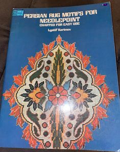 a book on persian rug motifs for needled afghans