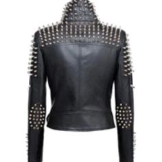 Brand New - Never Worn What Jordy C Wore Studded Vegan Leather Motorcycle Jacket. Perfect Condition With Beautiful Cold And Silver Studs And Belt Included. Studded Fitted Biker Jacket With Long Sleeves, Fitted Studded Long Sleeve Biker Jacket, Fitted Long Sleeve Biker Jacket With Studs, Fitted Long Sleeve Studded Biker Jacket, Winter Fitted Studded Outerwear, Fitted Studded Winter Outerwear, Fitted Studded Biker Jacket For Spring, Fitted Winter Outerwear With Studs, Studded Winter Outerwear