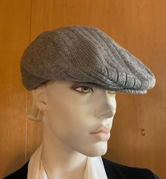 "Casual gray knit flat cap driving cap Asian motif at the back Cotton lining 23 1/2\" circumference Never worn - New condition For more fabulous finds Please visit our boutique https://www.etsy.com/shop/chicvintageclassics?ref=hdr_shop_menu" Driving Hat, Driving Cap, Vintage Classics, Flat Cap, Skull Cap Beanie, Skull Cap, Vintage Chic, Caps Hats, Tartan