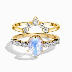 About This Ring Bundle
The best-selling Mirth Ring duo celebrates love, purity, and strength. Our authentically iridescent Moon Magic Grade AAA Rainbow Moonstone along with certified, real Diamonds takes this ring to dazzling heights.   
Anyone who wears this gorgeous, dynamic duo is sure to garner the center of attention. 
Details Ring Mirth
- Weight: approx. 3,16 grams- 6 Real Diamonds: (weight: 0.07 Ct) // Color: I // Clarity Rating : SI- Authentic Rainbow Moonstone: Grade AAA (weight: 1.24 C Rose Cut Ring, Moonstone Engagement, Moonstone Engagement Ring, Detailed Ring, Dynamic Duo, Ethical Jewelry, Moonstone Earrings, Moon Magic, Moonstone Ring