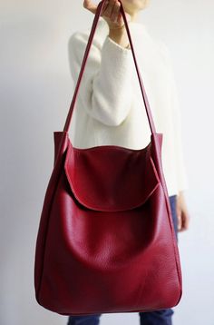 Classic Burgundy Tote Shoulder Bag, Red Square Hobo Bag For Everyday, Burgundy Shoulder Bag For Everyday Use, Everyday Burgundy Shoulder Bag, Red Soft Leather Satchel For Fall, Red Leather Hobo Bag For Fall, Burgundy Soft Leather Shoulder Bag With Double Handle, Everyday Burgundy Satchel Shoulder Bag, Modern Burgundy Tote Shoulder Bag