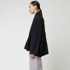 Atelier Delphine's signature kimono jacket is made from a super soft double layered heavy cotton gauze. The exterior is fat yarn loosely woven texture, interior is soft baby blanket hand feel. Hem sits at hip. 100% organic cotton imported from Japan One size fits all Machine wash with gentle cycle or hand wash, low tumble dry Made in USA Texture Interior, Holiday Baby Shower, Soft Baby Blanket, Throw Blanket Gift, Woman Card, Soft Baby Blankets, Wrist Warmers, Woven Texture, Innovative Fashion