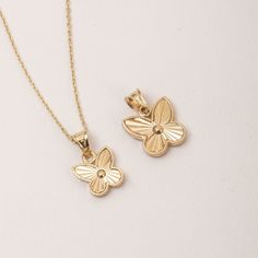 Fluted Butterfly Pendant Statement Necklace in 14K Solid Gold, Yellow Gold Ballerina Butterfly Pendant, Sunburst Butterfly Pendant Great Gift for Her ► Adding a customized tiny bar at clasp may be a good idea: https://etsy.me/3cn9OQ5 Material: Real Solid Gold - Not gold plated - Not gold filled  Gold Karat: 14K (585) Gold Color: Yellow Small butterfly height: 9.0 mm Small butterfly width: 8.7 mm Large butterfly height: 11.0 mm Large butterfly width: 10.8 mm   M o r e  *  F r o m  *  U s   Goldst Yellow Gold Butterfly Charm Jewelry For Formal Occasions, Formal Yellow Gold Jewelry With Butterfly Charm, Formal Gold Jewelry With Butterfly Charm, 14k White Gold Jewelry With Butterfly Charm, Fine Jewelry Gold Butterfly Charm, Gold Fine Jewelry With Butterfly Charm, Formal Butterfly Charm Pendant Jewelry, Formal Butterfly Charm Fine Jewelry, 14k Yellow Gold Jewelry With Butterfly Charm