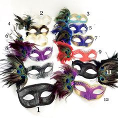 More Colors Feather masquerade mask women stick mask or ribbon mask Filigree design masquerade mask on stick painted and embellished with Feathers, shimmer and jewels. S H I P P I N G - Processed same day or within 24 hours. 1-2 day guaranteed delivery, add item to cart, click shipping tab for rates. Pls leave a check out note with your need date & contact number Msg for delivery time frames (Include your state/country) S I Z E fits adults and kids. Detailed dimensions available upon request Multicolor Masquerade Mask For Carnival Festivals, Adjustable Masquerade Mask For Mardi Gras, Multicolor Masks For Masquerade Carnival, Multicolor Masks And Prosthetics For Masquerade And Carnival, Multicolor Masks For Costume Party And Carnival, Multicolor Masks And Prosthetics For Carnival Masquerade, Mardi Gras Costume Masquerade Mask, Multicolor Masquerade Mask For Carnival, Multicolor Masquerade Mask For Halloween