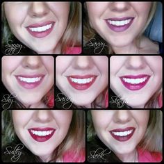 The colors of Younique lip stains. I love all these beautiful colors and love that these lip stains are long lasting and smudge proof. #younique https://www.youniqueproducts.com/lashestothemax/products/view/US-22301-00#.VQGER-FjpaY Lip Stains, Younique Beauty, 3d Mascara, Younique Presenter, Fiber Lash Mascara, Younique Makeup, How To Apply Mascara, Upper Lip, Lip Stain