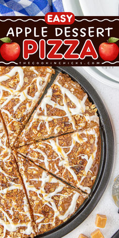 Looking for a tasty and simple dessert recipe? This Apple Cinnamon Streusel Dessert Pizza is the perfect combination of sweet and savory, and can be whipped up in no time. Streusel Dessert, Savoury Party Food, Apple Dessert Pizza, Traditional Holiday Desserts, Apple Desserts Easy, Fall Baking Recipes, Cinnamon Streusel