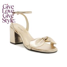 in stock Chic Holiday Sandals With Open Heel, Chic Open Heel Sandals For Holiday, Luxury Gold Sandals With Low Heel, Luxury Gold Low Heel Sandals, Elegant Holiday Sandals With Round Toe, Chic Gold Block Heel Sandals, Elegant Gold Sandals For Holidays, Gold Open Toe Sandals For Holiday, Elegant Open Toe Sandals For Holiday