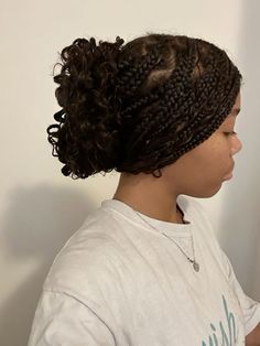 Braids For Thinning Hair, Short Boho Hairstyles, Claw Clip Braids, Short Curly Braids, Hairstyles To Do With Braids, Short Braid Hairstyles, Creative Braids, Claw Clip Hairstyle, Clip Hairstyle