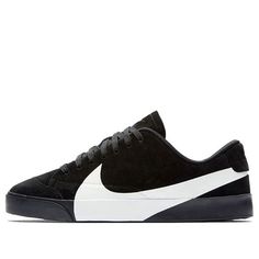 The Nike Blazer City Low LX 'Black' is a classic sneaker that is perfect for any occasion. Featuring a sleek black silhouette with white accents, this sneaker is sure to make a statement. The rubber sole provides excellent cushioning and support, making it comfortable to wear all day long. The Blazer City Low LX is part of the iconic Nike Blazer series, which has been around since the 80s and 90s. Whether you're running errands or out for a night on the town, the Nike Blazer City Low LX 'Black' is the perfect companion. (SNKR/Skate/Light/Low Top/Women's/Non-Slip) Shoes Skate, Shoes Inspiration, Blazers Shoes, Nike Blazer Low, Nike Fashion Shoes, Blazer Low, Shoe Inspiration, Black Silhouette, Nike Fashion