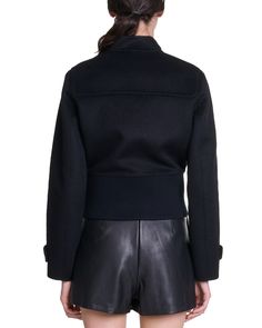 Find MAJE Blopita Jacket on Editorialist. Maje Blopita Jacket.Color:Black.Size:36 FR/4 US.Material:Main fabric: 78% wool/22% polyamide; pocket lining: 100% polyester; rib: 41% acrylic/39% polyester/19% polyamide/1% elastane.Jackets. Wool Cropped Jacket With Pockets For Winter, Chic Wool Cropped Jacket For Winter, Chic Cropped Wool Jacket For Winter, Chic Winter Blazer With Flap Pockets, Wool Cropped Winter Jacket With Pockets, Chic Wool Cropped Jacket For Fall, Winter Wool Cropped Jacket With Pockets, Structured Wool Outerwear, Luxury Black Cropped Jacket For Winter