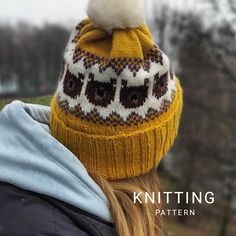 You will receive the PDF file of the knitting pattern in English.This pattern was designed for size 5658 cm (2222,8")Skill level: Intermediate.Feel free to message me with any questions.This is a knitting pattern, not a finished product.Materials:1. Wool yarn or wool mixture yarn 50g75m2. 3,5 mm Circular knitting needles or double pointed needles3. Big tapestry needleAll patterns and pictures are copyright TeploTebe . Patterns cannot be resold and pictures cannot be used for the purpose of resal Knit Hat Pattern, African Hats, Hat Patterns Free, Yellow Knit, Circular Knitting Needles, Handmade Hat, Circular Knitting, Hat Knitting Patterns, Needle And Thread