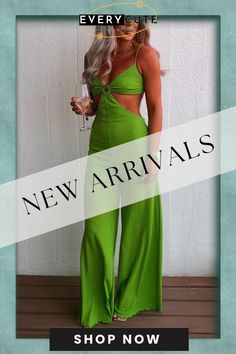 Top Influencer Cutcot Jumpsuit P16014 Jumpsuits And Romper, Style Upgrade, Jumpsuit Fashion, Party Wear, Fitness Fashion, Neck T Shirt, Influencer, Jumpsuit Romper, Casual Wear