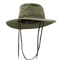 Protect yourself from the sun and stay cool in this breathable bucket hat with mesh sides and adjustable chin strap. UPF 50+ rated, nylon shell is light weight coupled with mesh sides makes this a great option for those long days in the sun. The nylon coupled with mesh sides makes this a great option for those long days in the sun. Infinity Brands Men's Olive Polyester Wide-brim Hat (Large/x-large) | MW21-110CRA2 L/XL Country Hats, Outdoor Cap, Trapper Hats, Pink Hat, Protect Yourself, Wide Brimmed Hats, Brim Hat, Buckets, Stay Cool