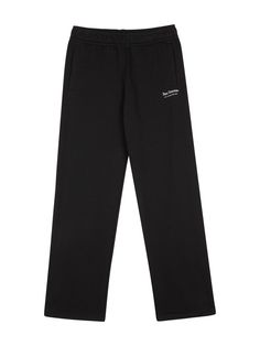 The pant has wide fit and elastic band waist with durable drawstring for size adjustment. Made of lightweight french terry fabric, the sweatpant is comfy. The pant can be styled as a jogger pant using drawcords on the hem.- Elastic band waist- Side pockets- Back pocket- Logo point Sporty Relaxed Fit Wide-leg Sweatpants, Sporty Wide-leg Relaxed Fit Sweatpants, Comfortable Straight Sweatpants With Drawstring, Sporty Wide-leg Everyday Sweatpants, Sporty Wide-leg Sweatpants For Everyday, Streetwear Wide-leg Sweatpants With Elastic Cuffs, Leisure Sweatpants With Drawstring And Straight Fit, Straight Sweatpants With Drawstring For Leisure, Cotton Wide Leg Joggers With Elastic Cuffs