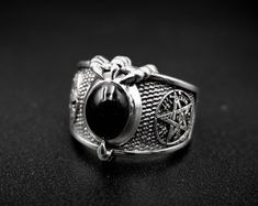 Mystical Engraved Silver Rings, Gothic Sterling Silver Jewelry, Gothic Engraved Ring Jewelry, Gothic 925 Stamped Ring, Mystical Sterling Silver Jewelry, Gothic Sterling Silver Jewelry With Polished Finish, Gothic Stamped 925 Silver Ring, Gothic 925 Stamped Ring Jewelry, Mystical Sterling Silver Nickel-free Rings