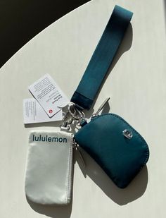 Trendy Fashion ????NWT Lululemon Dual Pouch Wristlet Vapor/Storm Teal????, Women's Accessories Lululemon Wristlet, Lululemon Wishlist, Lululemon Keychain, Lululemon Dual Pouch Wristlet, Lululemon Dual Pouch, Dual Pouch Wristlet, Christmas Lists, Birthday Goals, Bday Gift