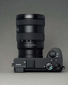 a camera with a lens attached to it