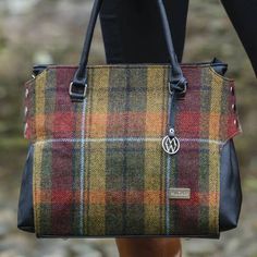 Muckross House, Killarney National Park, Irish Tartan, Irish Tweed, Killarney, Pocket Book, Inspiration Mode, Tartan Plaid, Black Faux Leather