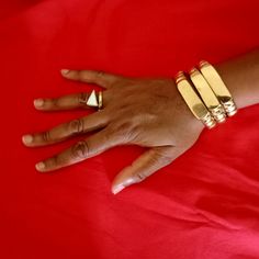 Casted brass bangles made using high quality brass. Gold-tone Brass Bangle, Gold Stackable Brass Bangle, Gold Metal Stackable Cuff Bracelet, Gold Brass Stackable Bracelets, Gold Stackable Brass Bracelets, Brass Bangle, Bangles Making, Dark Red, Kenya