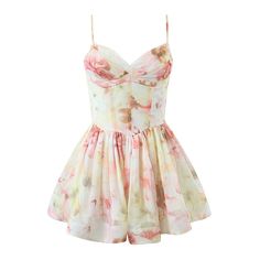 Spring Summer New High Waist Strap Mini Dress Woman Sexy Party Fashion Slim Print Draped Short Dress Female [23y 7m 7d] Club Dresses Short, Mini Gown, Casual Festival, Spring Maxi Dress, Tight Mini Dress, Party Mode, High Waisted Pleated Skirt, Floral One Piece Swimsuit, Vintage Swimsuits