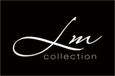 the ln collection logo on a black background