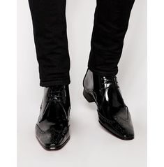 Handmade men wing tip brogue patent leather lace up ankle boots, men boots Black Brogue Ankle Lace-up Boots, Formal Patent Leather Chelsea Boots With Round Toe, Elegant Brogue Wingtip Chelsea Boots, Elegant Wingtip Chelsea Boots With Brogue Detailing, Formal Patent Leather Chelsea Ankle Boots, Formal Ankle Martin Boots With Leather Sole, Ankle-high Chelsea Boots For Formal Fall Events, Formal High Ankle Chelsea Boots, Elegant Formal Ankle Boot Martin Boots