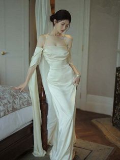 Simple Evening Dress, Formal Party Dresses, Mode Ulzzang, Prom Dresses Formal, 파티 드레스, Floor Length Prom Dresses, Ball Gowns Evening, Dresses Formal, Long Prom Dress