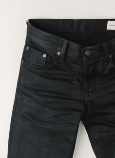 barton slim black rigid jp – imogene + willie Urban Selvedge Jeans With Straight Hem, Urban Dark Wash Selvedge Jeans, Fitted Jeans With Double-needle Stitching For Streetwear, Black Jeans With Five Pockets In Recycled Denim, Black Recycled Denim Jeans With Five Pockets, Black Fitted Jeans With Standard Cut Leg, Fitted Black Jeans With Standard Cut Leg, Black Fitted Jeans With Five Pockets, Fitted Black Jeans With Five Pockets