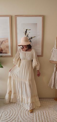 This handmade Bohemian dress is crafted from 100% organic cotton. Its flowing silhouette and tiered layers embody a free-spirited charm, making it a perfect choice for warm days while promoting sustainable craftsmanship. Plus Size Boho Dress, White Bohemian Dress, Marigold Dress, White Bohemian, Bohemian Wedding Dress, Charm Making, Christmas Deals, Free Spirited, Bohemian Wedding