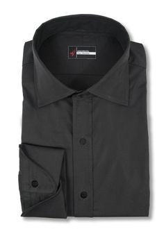 Shop high-quality Black Performance Stretch Dress Shirt by deoveritas.com! Fit guarantee – first dress shirt alteration or remake for free. To buy online, click the link! SHIPPING WORLDWIDE. #MensFashion #MensFashionShirtsFormal #MensFashionShirtFormalClassy #MenFashionClassy #MensWear #BuyShirt #BuyShirtsforMen #BusinessChicStyle #CasualChicStyle #ClassicItalianStyle #DandyStyle #FrenchStyle #GentlemanStyle #IvyLeagueStyle #MensClassyStyle #MensUrbanStyle #SalonStyle #SmartCasualStyle Shirt Alterations, Black Dress Shirt Men, Business Chic Style, Classic Italian Style, Black Dress Shirt, Custom Dress Shirts, Smart Casual Menswear, Dandy Style, Men Fashion Classy