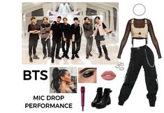 BTS Mic Drop Outfit #1 Outfit | ShopLook Bts Mic Drop, Bts Mic, Bts 8th Member, Mv Outfits, Outfit Ideas For Party, Bts Outfits, Bts Clothing, Kpop Concert Outfit, Bts Inspired Outfits