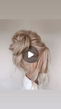 High Upstyles For Long Hair, Soft Bun Hairstyles Tutorial, Sultry Updo Long Hair, Elegant Chignon Hair, Long Hair Styles Elegant, High Hairstyles Wedding, Long Thick Hair Styles Updo, Updo Hairstyles For Halter Dress, High Loose Updo