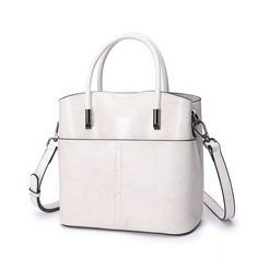 Free U.S. shipping. Style: Commuting , color:White, suite for season：Spring, Summer, Autumn, Winter ，School, Travel, Work, Material Genuine Leather, White Leather Top Handle Bucket Bag Crossbody Bags Affordable White Casual Bucket Bag, Cheap White Top Handle Bucket Bag, White Leather Bucket Bag With Phone Pocket, White Leather Bucket Bag With Phone Slot, White Leather Bucket Bag With Phone Holder, Elegant Satchel With Mobile Phone Bag For Errands, White Handheld Shoulder Bag For Office, White Double Handle Shoulder Bag With Phone Pocket, White Bucket Shoulder Bag With Mobile Phone Pocket