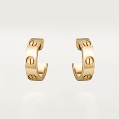 Cartier Armband, Cartier Gold, Cartier Earrings, Love Earrings, Luxury Earrings, Stacked Jewelry, Jewelry Lookbook, Cartier Love, Girly Jewelry