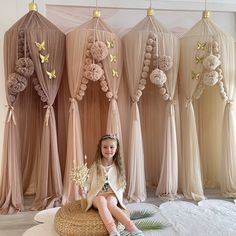 Kids Bed Canopy, Kids Canopy, Crib Netting, Reading Nook, Kids Room Decor, Mosquito Net for Bed Nursery, Bed Curtains, Tulle Canopy - Etsy Dorm Canopy, Reading Nook Kids Room, Bed Canopy Kids, Lights Boho, Tulle Canopy, Play Canopy, Bohemian Bed, Girls Canopy, Kids Bed Canopy