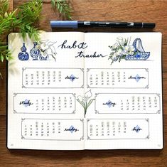 July Habit Tracker, Journal Photos, Habit Tracker Bullet Journal, Bullet Journal Mood Tracker Ideas