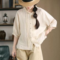 Apricot Long Sleeve Blouse For Spring, Casual Long Sleeve Apricot Blouse, Feminine Beige Blouse For Summer, Elegant Apricot Tops For Summer, Elegant Apricot Top For Summer, Long Sleeve Apricot Top For Summer, Apricot Long Sleeve Top For Summer, Elegant Summer Blouse In Apricot, Elegant Apricot Summer Blouse