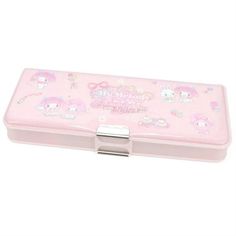 Size is approx. 23 x 9 x 3.3 cm One pencil sharpener included. My Melody Products, Hello Kitty School, Cute Outfits With Jeans, Cute School Supplies, Pencil Boxes, Pencil Sharpener, My Melody, Pencil Case, School Supplies