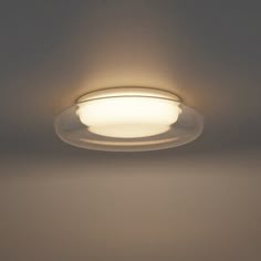 a light that is on in the ceiling