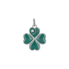 Elevate your style with our exquisite Emerald Clover Charm With Diamond Accent. Crafted with lustrous green enamel and sparkling with a shimmering diamond, this charm radiates elegance and luck. Wear it as a symbol of prosperity and fortune, adding a touch of sophistication to any ensemble. Never forget how lucky you really are with this beauty!














Charm Size: 17mm (~3/4")
Bail Size: 6mm x 4mm
Approx. 0.02ct (1.7mm Natural Diamond)
High Quality G-H Color VS2-SI1 Clarity Natural Diamon Elegant Green Jewelry With Black Enamel, Green Pendant Jewelry With Charms, Green Enamel Jewelry With Polished Finish, Green Pendant Charms For Gifts, Luxury Green Enamel Jewelry, Green Charms Jewelry For Anniversary, Elegant White Gold Charms With Removable Details, Green Charms Jewelry For Good Luck, Sterling Silver Green Jewelry For Good Luck