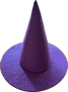 Purple Hats For Halloween Costume Party, Purple Halloween Party Hat, Purple Halloween Costume Hat, Small Witch Hat, Mini Hats, From Santa, Witch Hat, Santa Maria, Witch