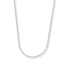 This elegant 14K white gold wheat chain necklace for her measures 16 inches in length and secures with a lobster clasp. Jewelry Education, Jewelry Advice, Jared The Galleria Of Jewelry, Necklace For Her, White Gold Chains, Kay Jewelers, Accessories Jewelry Necklace, Cultured Pearls, Necklace Designs