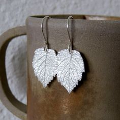 Real Silver Beech Earrings, Woodland Earrings by ANKIU on Etsy Silver Nature-inspired Earrings For Everyday, Silver Nature-inspired Everyday Earrings, Silver Everyday Nature-inspired Earrings, Everyday Silver Nature-inspired Earrings, Nickel-free Leaf-shaped Sterling Silver Earrings, Nature-inspired Leaf Earrings For Everyday, Minimalist Leaf-shaped Sterling Silver Earrings, Sterling Silver Leaf Earrings With Ear Wire, Minimalist Sterling Silver Leaf-shaped Earrings