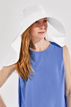 Women's Anastasia Elegant Full Coverage Hat UPF 50+ : Sun Protection You Wear® - Coolibar Sun Protective Clothing, Protective Clothing, Feather Light, Beat The Heat, Weekender Tote, Packing Light, Wide Brimmed Hats, Wide Brimmed, Upf 50