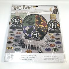 a harry potter pin set in its package