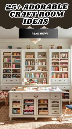 the 25 + adorable craft room ideas